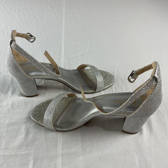 Silver glitter high heels –‎ size 8 - Picture 6 of 8